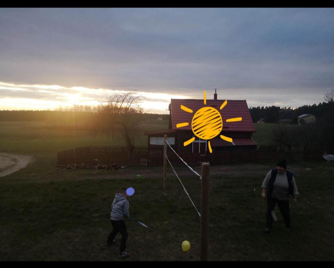 Wczasy Na Kaszubach U Hani Wiele Exterior foto